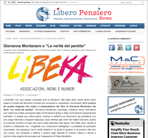 La Verita del Pentito - Libero Pensiero - 27 ottobre 2014